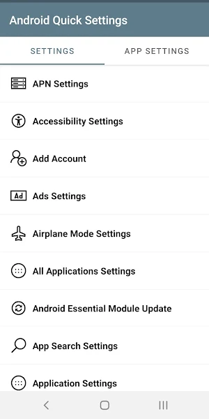 Android Quick Settings Screenshot 0