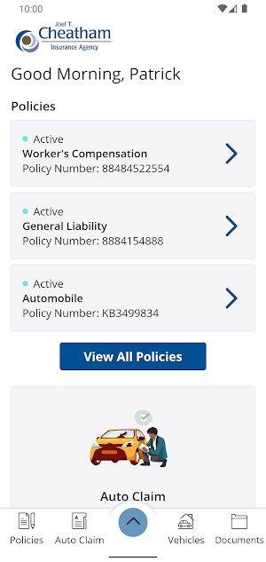 Joel T. Cheatham Ins Online Screenshot 1