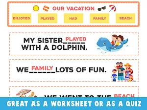 Complete the Sentence - Sentence Maker For Kids Screenshot 2