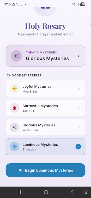 Holy Rosary - Prayer Companion Screenshot 2