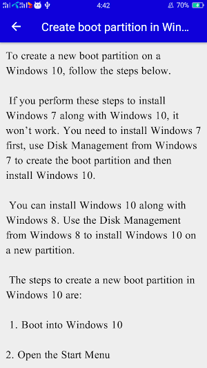 Boot Partition Solution Guide Screenshot 3