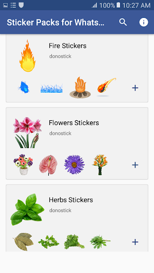 Nature Stickers for WhatsApp - WAStickerApps Pack Screenshot 1