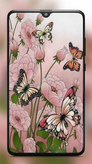 Butterflies Wallpaper Aestheti Screenshot 0