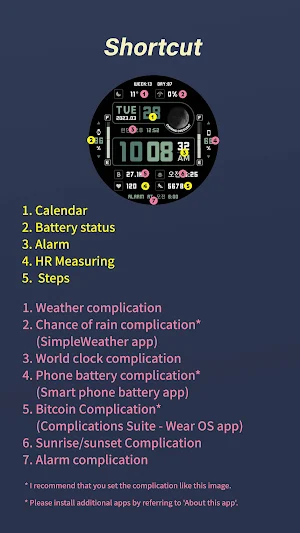 HMKWatch Digital 148 Max Screenshot 2