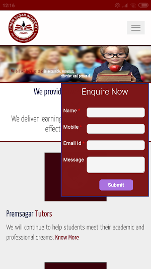 Premsagar Academic Screenshot 1