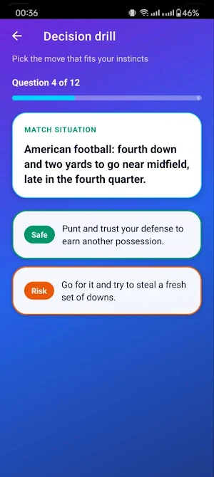 Sports Risk Manager Screenshot 2