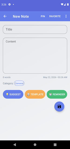 Smart Writing Notes Screenshot 1