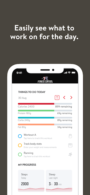 TR Fitness Screenshot 1