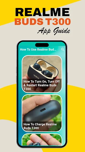 Realme Buds t300 App Guide Screenshot 3