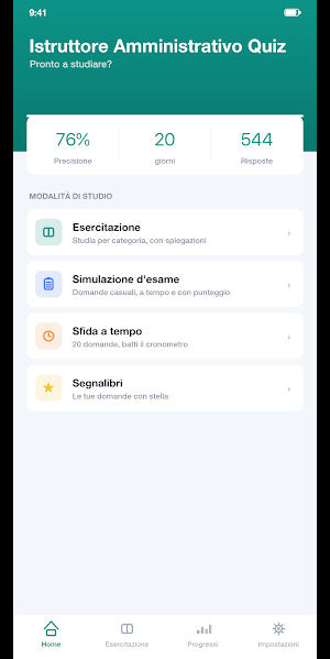 Istruttore Amministrativo Quiz Screenshot 0
