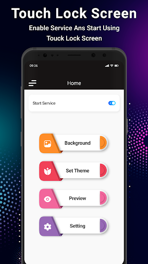 Touch Lock Screen Screenshot 1
