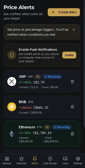 FinTech Dynasty:Crypto Tracker Screenshot 2