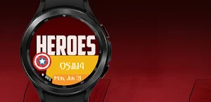 Watch Face Super Hero Wear Os Screenshot 0