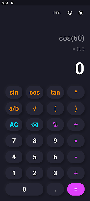 Awesome Calculator Screenshot 0