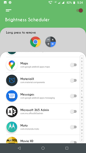 Brightness Manager - brightness per app manager Screenshot 3