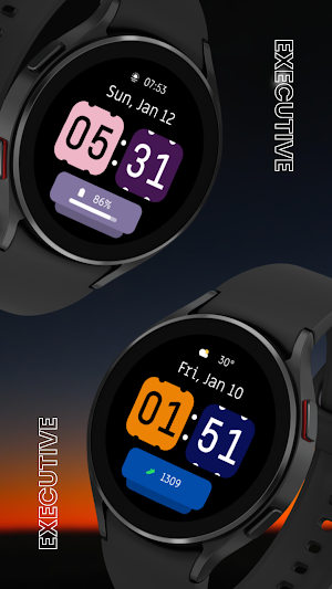 EXD129: Daily Watch Face Screenshot 0