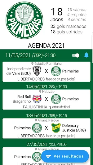 Agenda do Verdão Screenshot 0