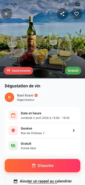 RegioEvent Screenshot 1