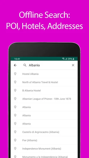 Albania Offline Map and Travel Guide Screenshot 2