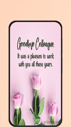 farewell message Screenshot 1