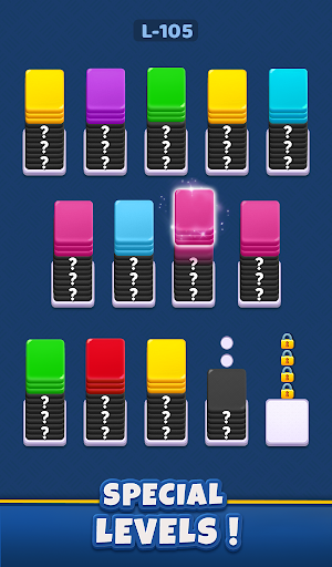 Card Shuffle 3D : Color Sort Screenshot 1