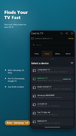 Universal Remote & Cast to TV Screenshot 2