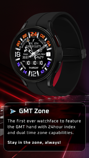 GMT Zone Watch Face Screenshot 1