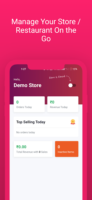 Foodhung - Partner App Screenshot 2