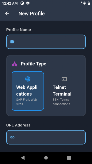 TermiNet: Webview-Telnet Screenshot 1