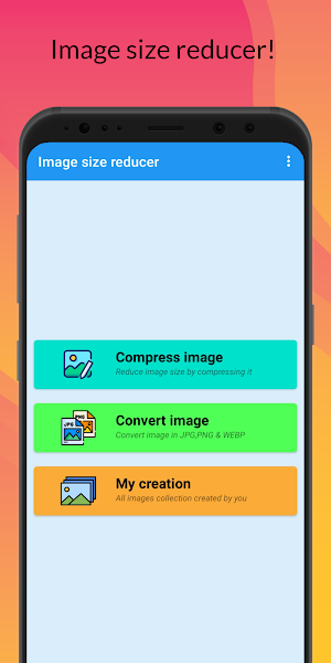 Image size reducer - Mb to KB Screenshot 0