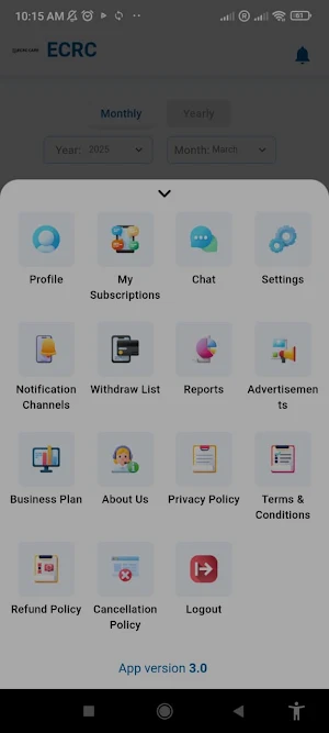 ECRC Care Provider Screenshot 0