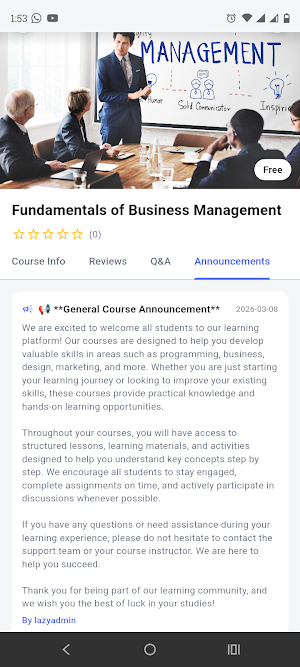 Tutor LMS Mobile Screenshot 3
