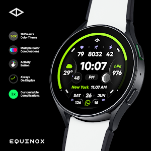 Equinox: Digital Watch Face Screenshot 0