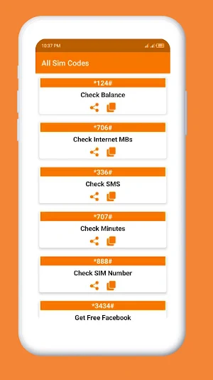 Sim Codes 2023: Pak Sim codes Screenshot 2