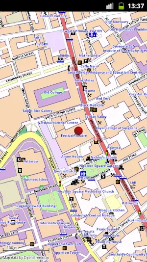 Edinburgh Offline City Map Screenshot 2