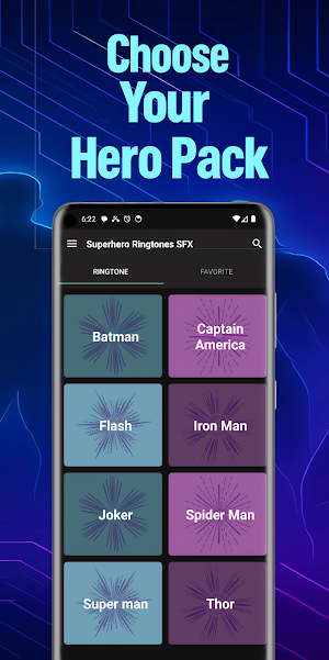 Superhero Ringtones & SFX Screenshot 1