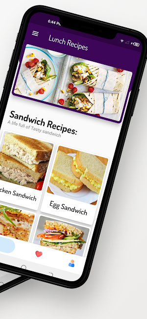 Lunch Recipes Cookbook Screenshot 1