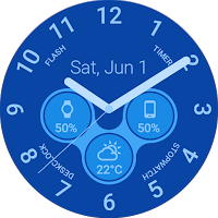 Material Analogic Watch Face