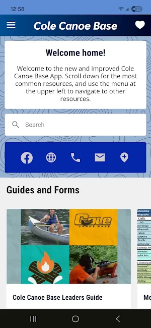 Cole Canoe Base Screenshot 1