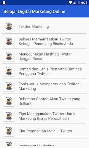 Belajar Ilmu Digital Marketing Online Screenshot 2