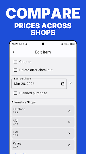 Shopping Manager Classic Screenshot 1