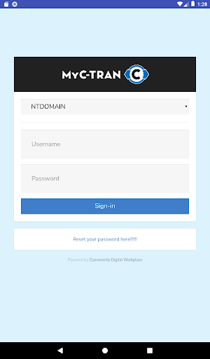 MyC-TRAN Screenshot 2