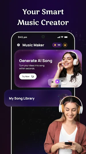 Loxira - AI Song & Music Maker Screenshot 3