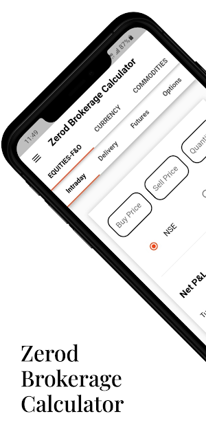 Zerod Brokerage Calculator Screenshot 0