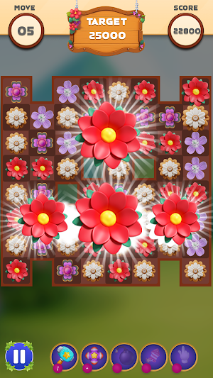 Blossom Mania - Match 3 Puzzle Screenshot 2