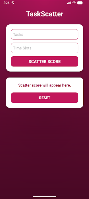 TaskScatter Screenshot 0