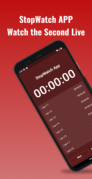 Stopwatch App Screenshot 1