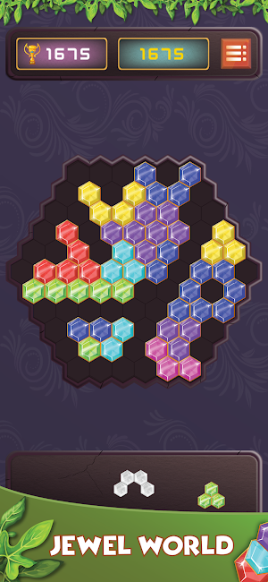 Hexagon Blocks - Fun puzzle Screenshot 0