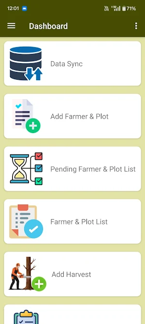 ITC PSPD MyHarvest Screenshot 3