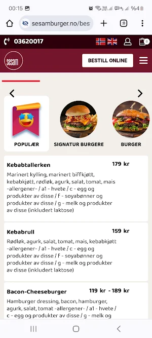Sesam Burger Screenshot 1